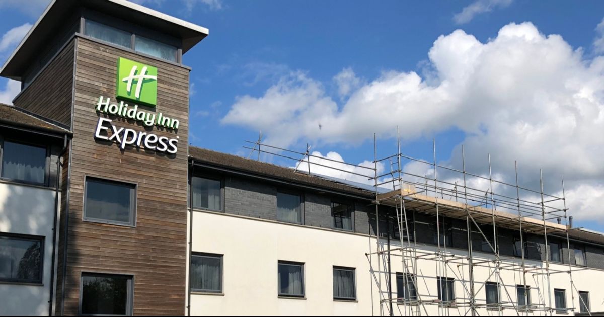 Holiday Inn Express Installs Solar PV Renewable Hub
